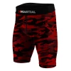 XMARTIAL Geometric Camo BJJ/MMA Compression Shorts