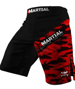 XMARTIAL Geometric Camo BJJ/MMA Shorts