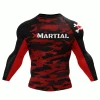 XMARTIAL Rash Guards Geometric Camo Rash Guard