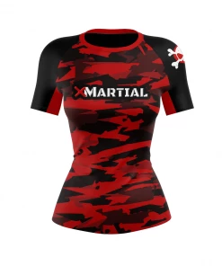 XMARTIAL Geometric Camo Women’s Rash Guard Rash Guards 11 XMARTIAL Geometric Camo Women’s Rash Guard Rash Guards