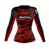 XMARTIAL Geometric Camo Women’s Rash Guard Rash Guards