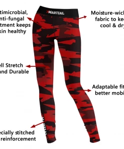 XMARTIAL Geometric Camo Women's Spats