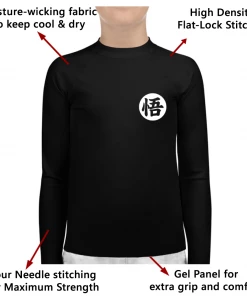 XMARTIAL Goku Kids Rash Guard Rash Guards 21 XMARTIAL Goku Kids Rash Guard Rash Guards