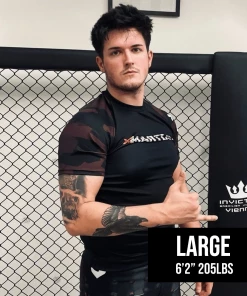 XMARTIAL Goku Orange Shortsleeve Rash Guard
