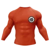 XMARTIAL Goku Orange Rash Guard 2 XMARTIAL Goku Orange Rash Guard