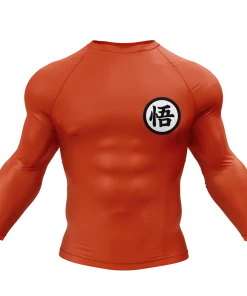 XMARTIAL Goku Orange Rash Guard