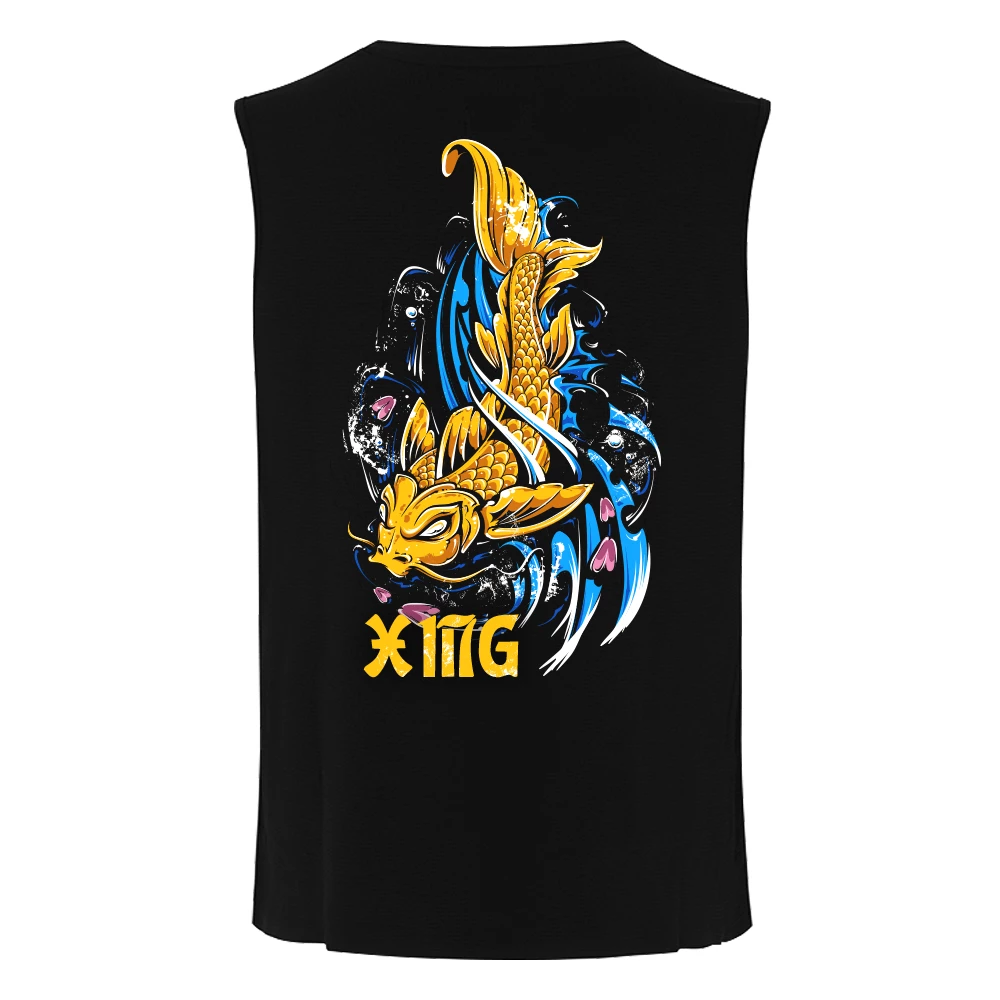 XMARTIAL Golden Koi Tank Top BJJ Gear 5 XMARTIAL Golden Koi Tank Top BJJ Gear