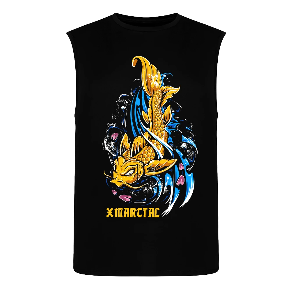 XMARTIAL Golden Koi Tank Top BJJ Gear 4 XMARTIAL Golden Koi Tank Top BJJ Gear