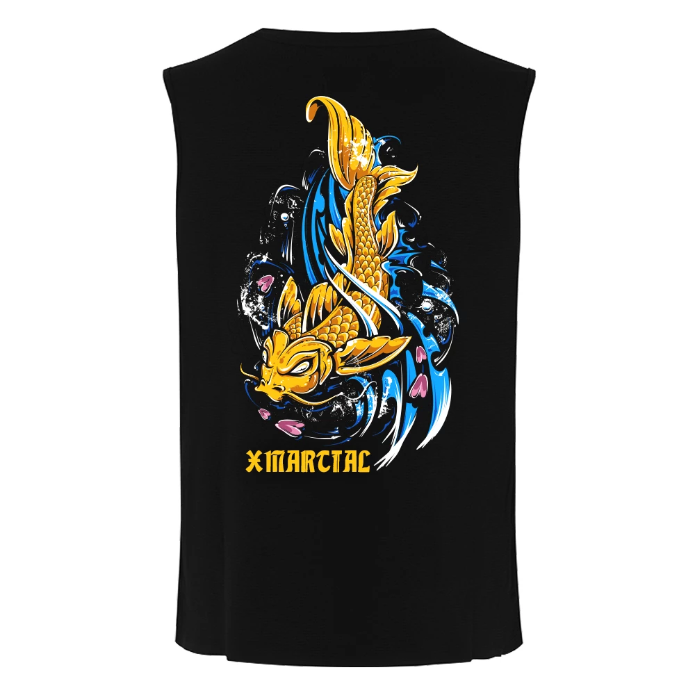 XMARTIAL Golden Koi Tank Top BJJ Gear 6 XMARTIAL Golden Koi Tank Top BJJ Gear