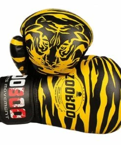 XMARTIAL Muay Thai Gloves Golden Tiger Boxing Gloves