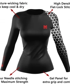 XMARTIAL Rash Guards Grappler Women's Rash Guard 11 XMARTIAL Rash Guards Grappler Women's Rash Guard