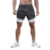 XMARTIAL Less Than $35 Gray Camouflage Limitless Fitness 2-in-1 Shorts