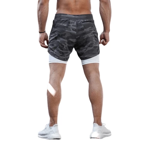 XMARTIAL Less Than $35 Gray Camouflage Limitless Fitness 2-in-1 Shorts 5 XMARTIAL Less Than $35 Gray Camouflage Limitless Fitness 2-in-1 Shorts