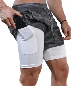 XMARTIAL Less Than $35 Gray Camouflage Limitless Fitness 2-in-1 Shorts 11 XMARTIAL Less Than $35 Gray Camouflage Limitless Fitness 2-in-1 Shorts