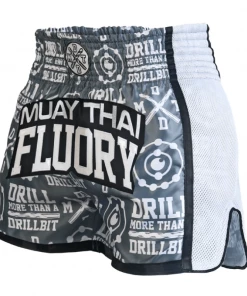 XMARTIAL Gray Drills Muay Thai Shorts MMA Shorts 6 XMARTIAL Gray Drills Muay Thai Shorts MMA Shorts