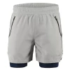XMARTIAL Streetwear & Athletics Gray Dry Fit Running Shorts