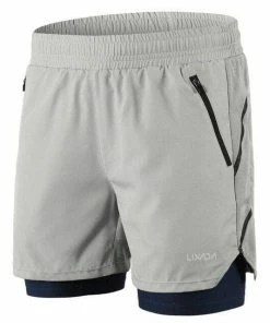 XMARTIAL Streetwear & Athletics Gray Dry Fit Running Shorts