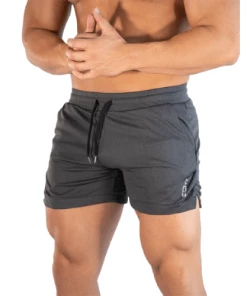 XMARTIAL Streetwear & Athletics Gray Impact Workout Shorts