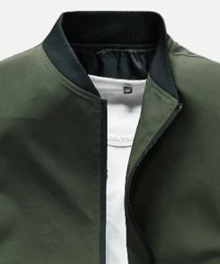XMARTIAL Streetwear & Athletics Green Champ Bomber Jacket