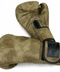 XMARTIAL Green Retro Style Boxing Gloves Muay Thai Gear