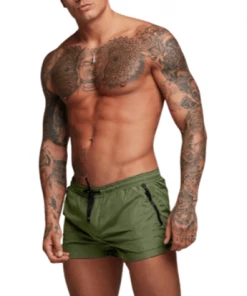 XMARTIAL Unstoppable Green Gym Shorts