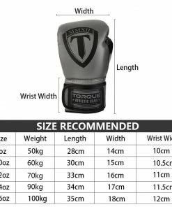 XMARTIAL Grey Striker Boxing Gloves Muay Thai Gear