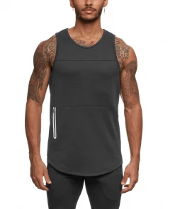 XMARTIAL Gray Gym Rat Tank Top