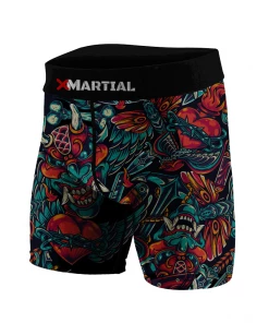 XMARTIAL MMA Shorts Heart Of Thorns BJJ/MMA Compression Shorts 8 XMARTIAL MMA Shorts Heart Of Thorns BJJ/MMA Compression Shorts