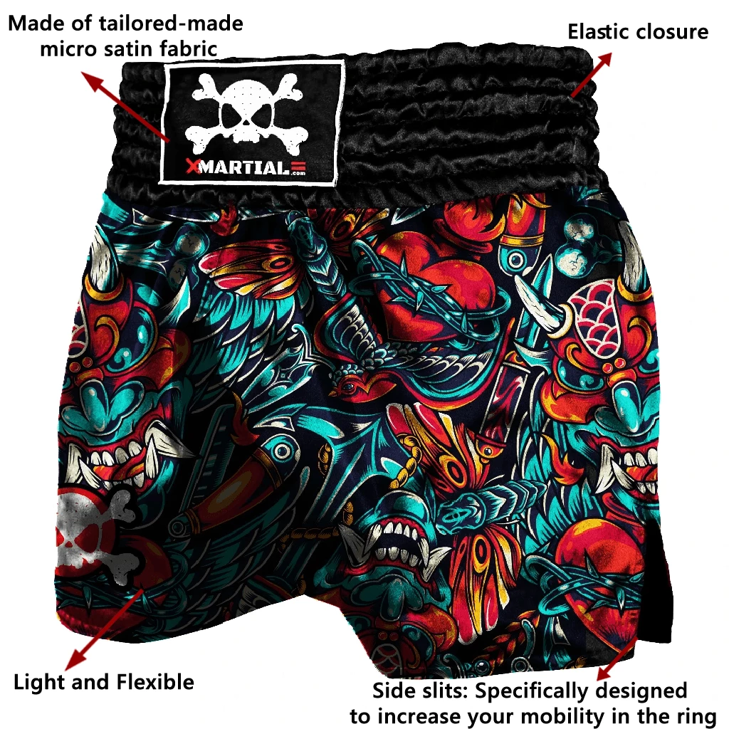 XMARTIAL MMA Shorts Heart Of Thorns Muay Thai Shorts 4 XMARTIAL MMA Shorts Heart Of Thorns Muay Thai Shorts