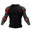 XMARTIAL Rash Guards Heart Of Thorns Rash Guard