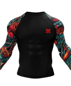 XMARTIAL Rash Guards Heart Of Thorns Rash Guard