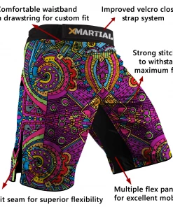 XMARTIAL Aztec BJJ/MMA Shorts 9 XMARTIAL Aztec BJJ/MMA Shorts
