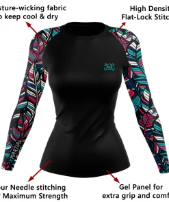 XMARTIAL Boho Women's Rash Guard 11 XMARTIAL Boho Women's Rash Guard