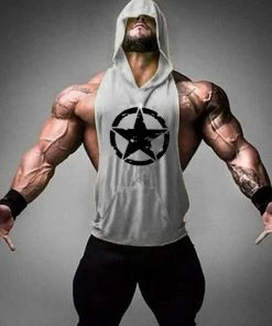 XMARTIAL Hooded Workout Tank Top BJJ Gear 50 XMARTIAL Hooded Workout Tank Top BJJ Gear