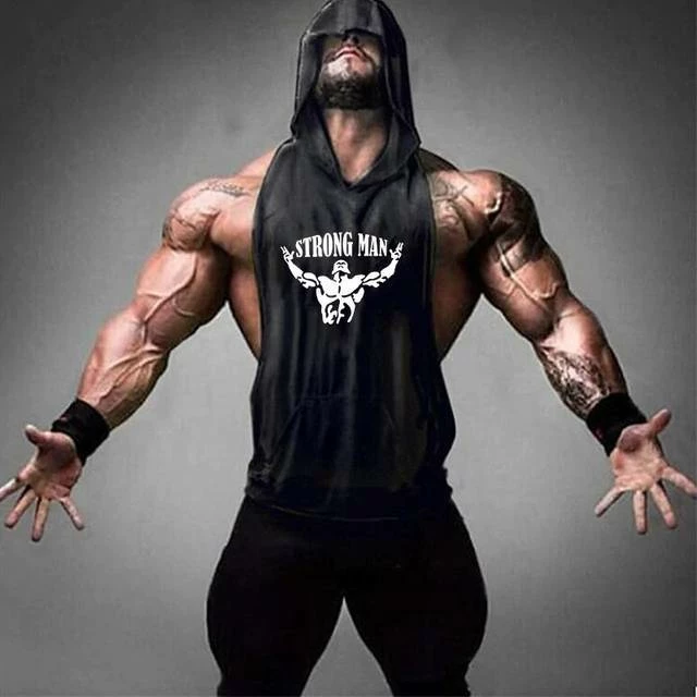 XMARTIAL Hooded Workout Tank Top BJJ Gear 5 XMARTIAL Hooded Workout Tank Top BJJ Gear