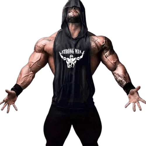 XMARTIAL Hooded Workout Tank Top BJJ Gear 3 XMARTIAL Hooded Workout Tank Top BJJ Gear