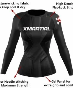 XMARTIAL Rash Guards Impact Women's Rash Guard 13 XMARTIAL Rash Guards Impact Women's Rash Guard