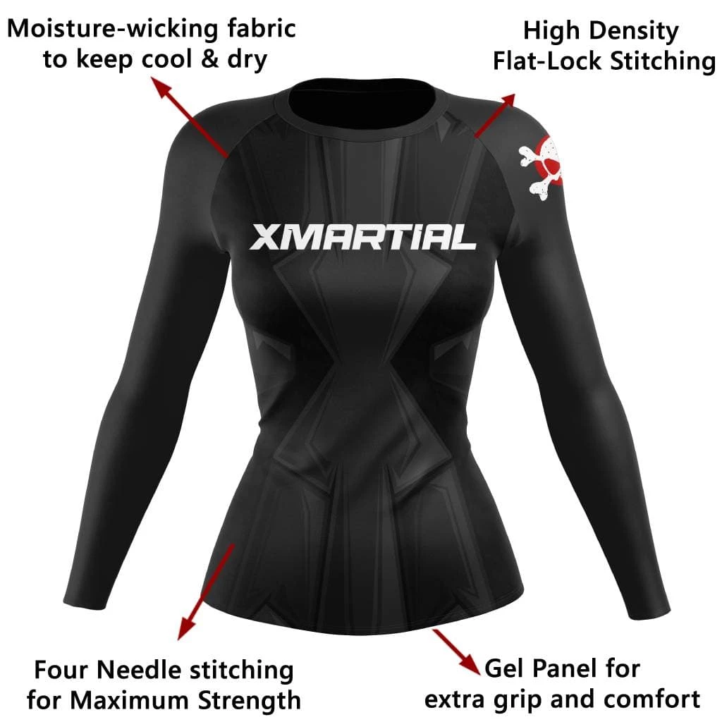 XMARTIAL Rash Guards Impact Women's Rash Guard 7 XMARTIAL Rash Guards Impact Women's Rash Guard