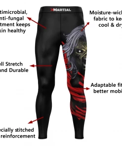 XMARTIAL Iron Maiden Spats Compression Pants