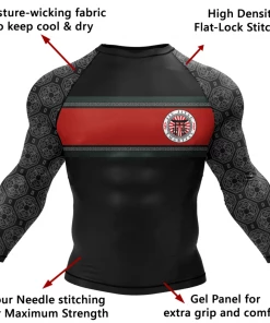 XMARTIAL Rash Guards Japanese Torii Rash Guard