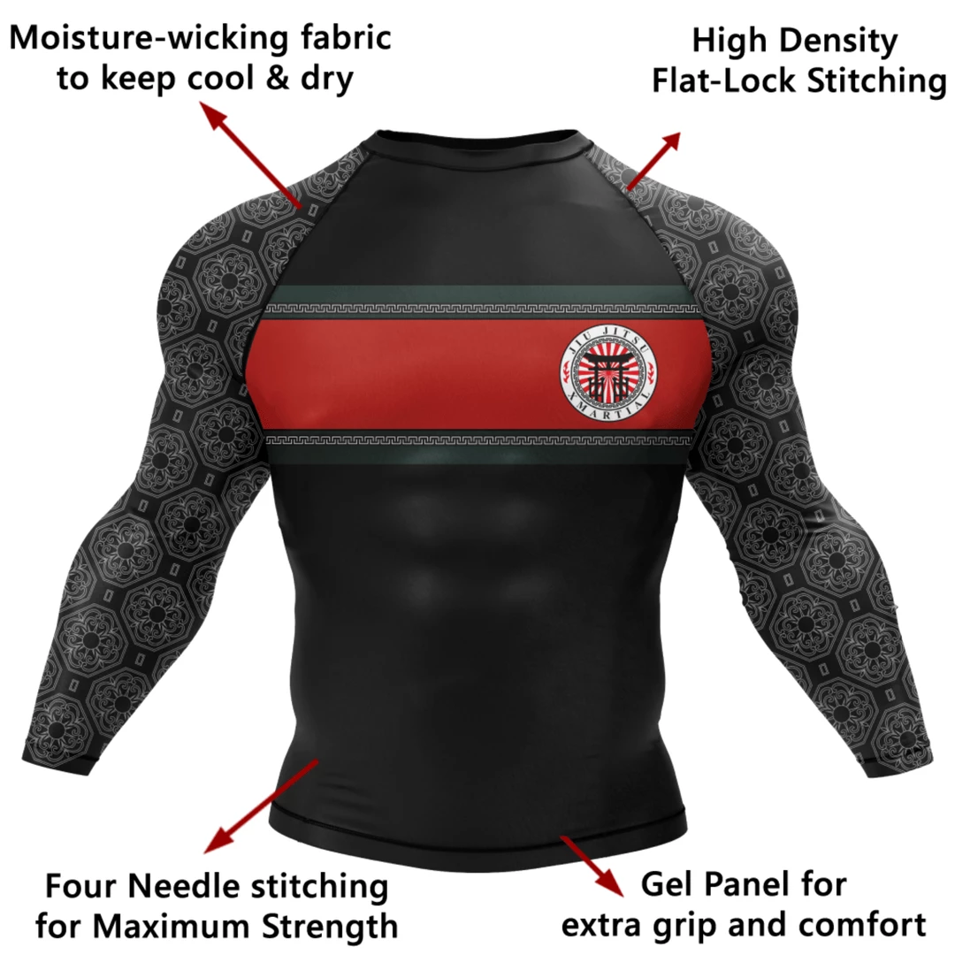 XMARTIAL Rash Guards Japanese Torii Rash Guard 4 XMARTIAL Rash Guards Japanese Torii Rash Guard