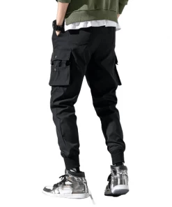 XMARTIAL Streetwear & Athletics Jet Black Cargo Joggers 8 XMARTIAL Streetwear & Athletics Jet Black Cargo Joggers
