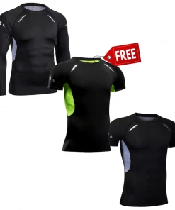 XMARTIAL Jet Black Rash Guard BJJ Gear
