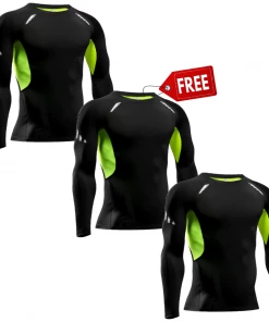 XMARTIAL Jet Black Rash Guard BJJ Gear