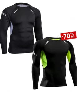 XMARTIAL Jet Black Rash Guard BJJ Gear