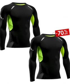 XMARTIAL Jet Black Rash Guard BJJ Gear