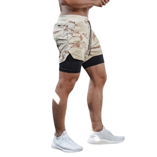 XMARTIAL Khaki 2-in-1 Camo Shorts 4 XMARTIAL Khaki 2-in-1 Camo Shorts