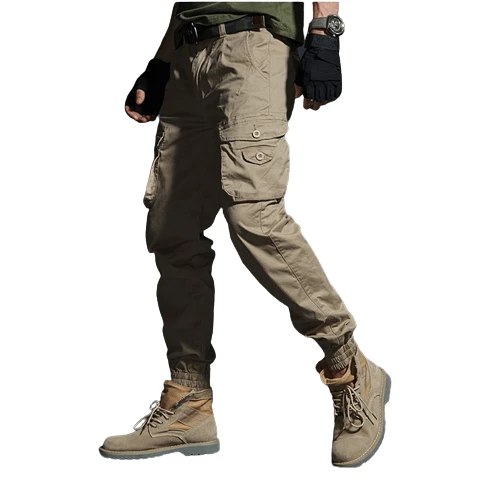 XMARTIAL New Arrival Coffee Cargo Joggers 4 XMARTIAL New Arrival Coffee Cargo Joggers