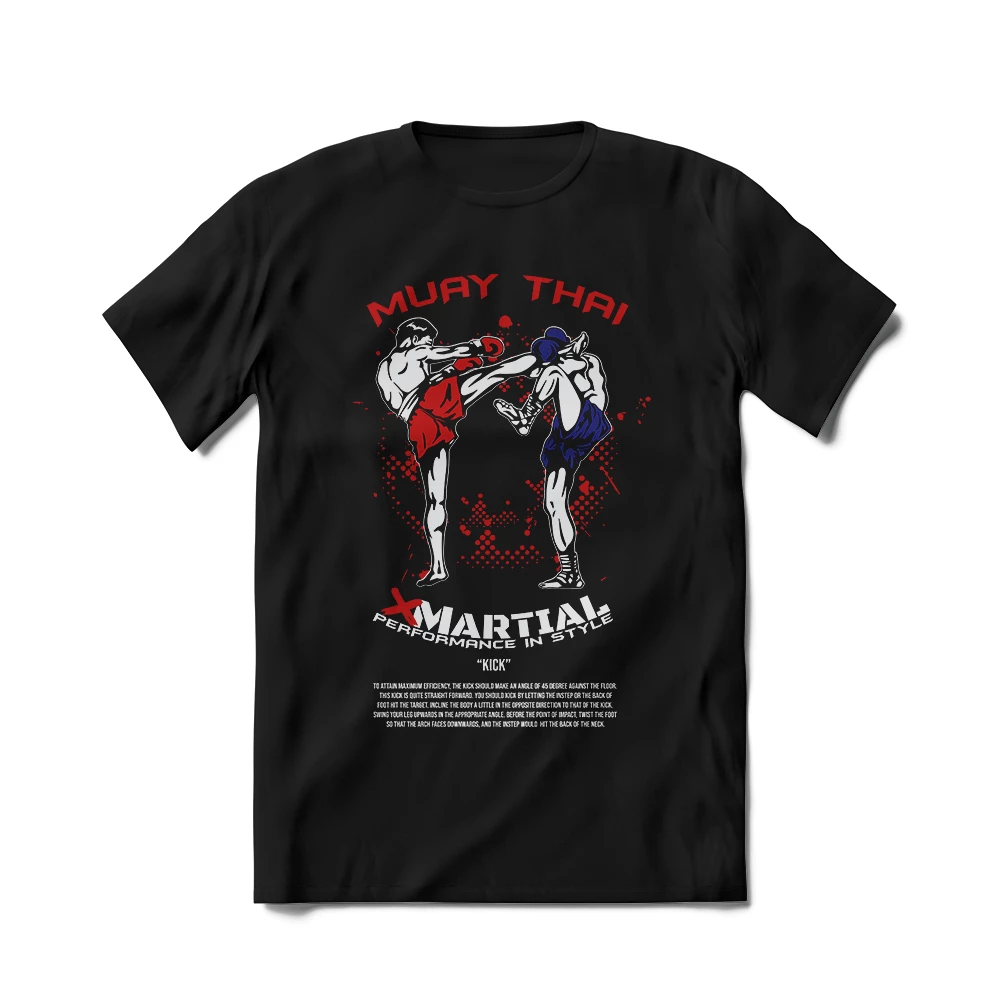 XMARTIAL Kickboxing Muay Thai T-Shirt Streetwear & Athletics 3 XMARTIAL Kickboxing Muay Thai T-Shirt Streetwear & Athletics