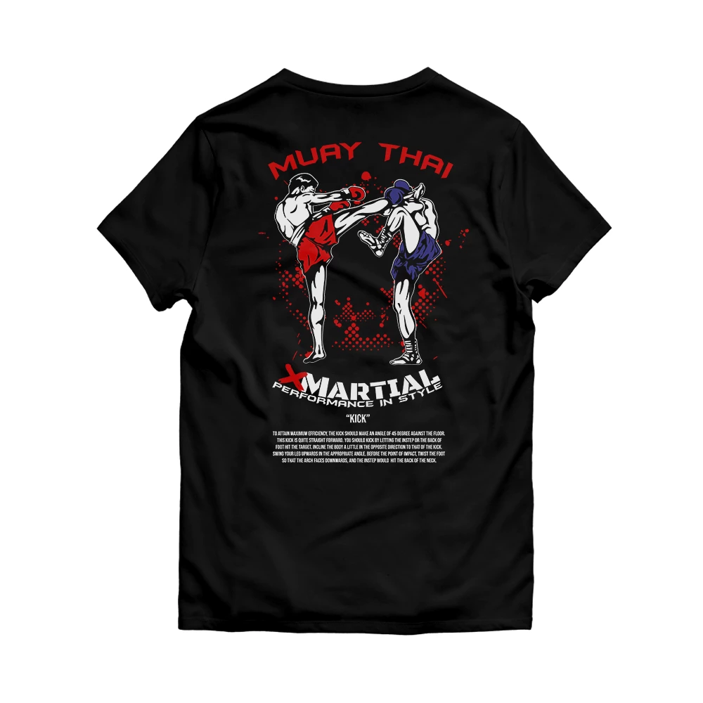 XMARTIAL Kickboxing Muay Thai T-Shirt Streetwear & Athletics 5 XMARTIAL Kickboxing Muay Thai T-Shirt Streetwear & Athletics